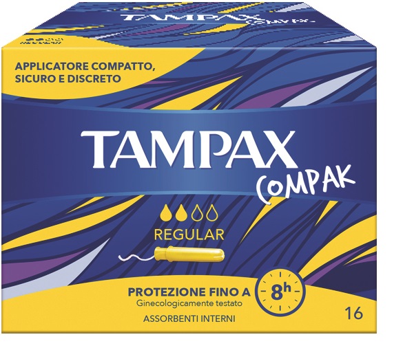 TAMPAX COMPAK REGULAR 16 PEZZI - doctorpill.it