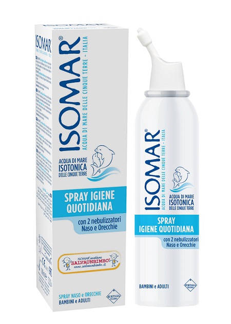SOLUZIONE ACQUA DI MARE ISOMAR SPRAY IGIENE QUOTIDIANA 100 ML - doctorpill.it