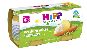 HIPP BIO HIPP BIO OMOGENEIZZATO VERDURE MISTE 2X80 G - doctorpill.it