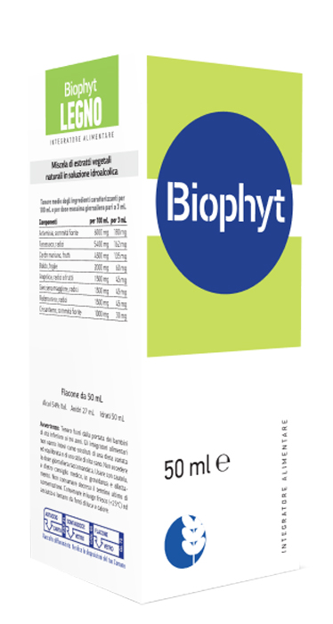 BIOPHYT LEGNO 50 ML SOLUZIONE IDROALCOLICA - doctorpill.it