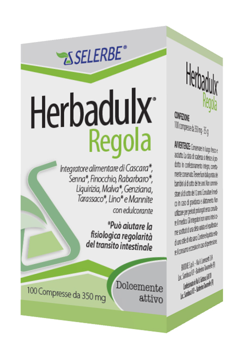 HERBADULX REGOLA 100 COMPRESSE - doctorpill.it