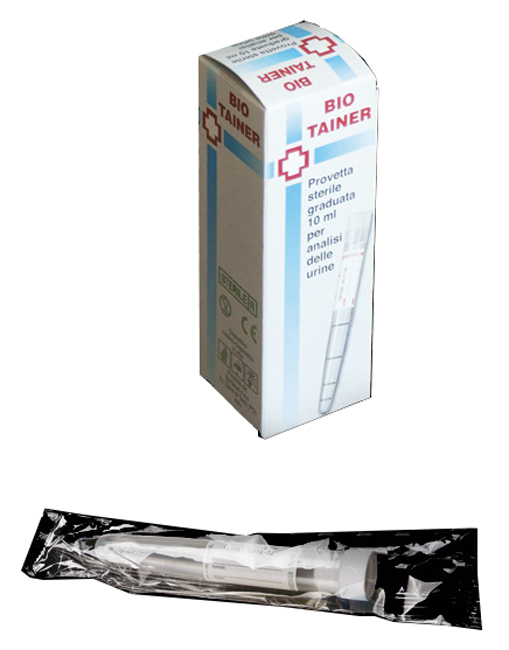 BIO TAINER PROVETTA STERILE PER URINA 10 ML - doctorpill.it