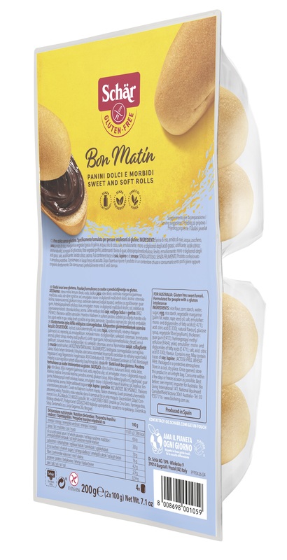 SCHAR BON MATIN PANINI DOLCI E MORBIDI SENZA LATTOSIO 2 PEZZI DA 100 G - doctorpill.it