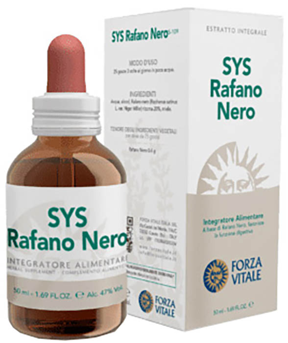 SYS RAFANO NERO GOCCE 50 ML - doctorpill.it