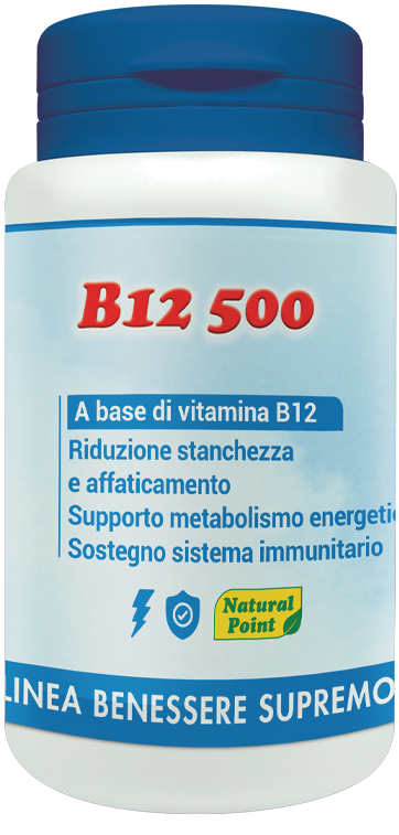 B12 500 CIANOCOBALAMINA 100 CAPSULE VEGETALI - doctorpill.it