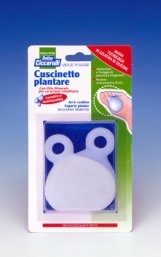 CUSCINETTO PLANTARE REALIZZATO IN GEL DI SILICONE BIANCO SEMITRASPARENTE SAGOMATO PER AMMORTIZZARE E PROTEGGERE PRESSIONE E SFREGAMENTI SOTTO LA PIANTA DEI PIEDI 2 PEZZI - doctorpill.it