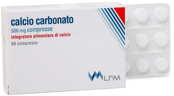 CALCIO CARBONATO 60 COMPRESSE 500 MG - doctorpill.it