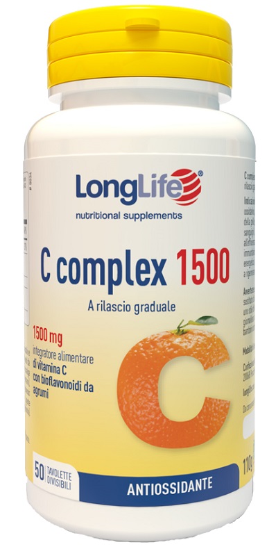 LONGLIFE C COMPLEX 1500 T/R 50 TAVOLETTE DIVISIBILI - doctorpill.it