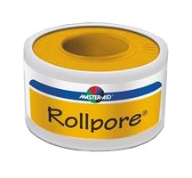 CEROTTO IN ROCCHETTO MASTER-AID ROLLPORE TESSUTO NON TESSUTO 5X1,25 - doctorpill.it