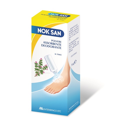 NOK SAN POLVERE ASSORBENTE DEODORANTE 75 G - doctorpill.it
