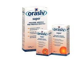 ORASIV SUPER POLVERE ADESIVA CLINICA PER PROTESI DENTALI 125 G - doctorpill.it