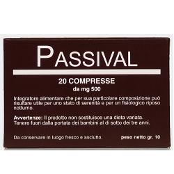 PASSIVAL ESTRATTO ERBORISTICO 20 COMPRESSE - doctorpill.it
