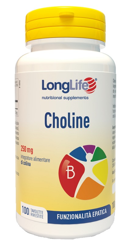 LONGLIFE CHOLINE 100 TAVOLETTE RIVESTITE - doctorpill.it