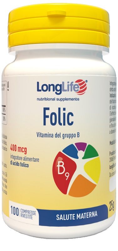 LONGLIFE FOLIC 400 MCG 100 COMPRESSE - doctorpill.it