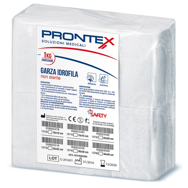 PRONTEX GARZA 20X20CM 1KG - doctorpill.it