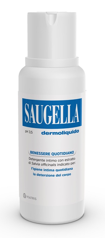 SAUGELLA DERMOLIQUIDO PH 3,5 DETERGENTE INTIMO BENESSERE QUOTIDIANO 250 ML - doctorpill.it