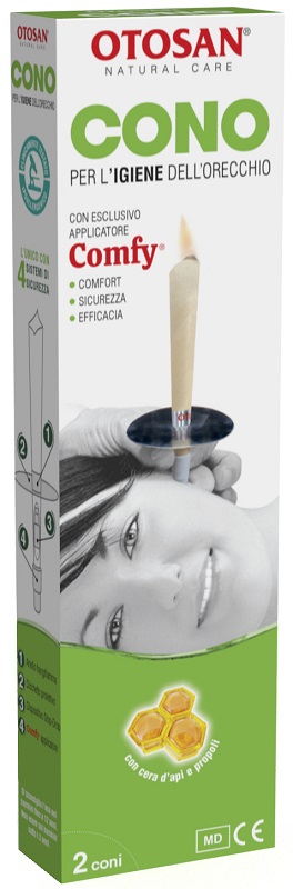 OTOSAN CONO PER L'IGIENE DELLE ORECCHIE OTOSAN+PROPOLI 2 PEZZI - doctorpill.it