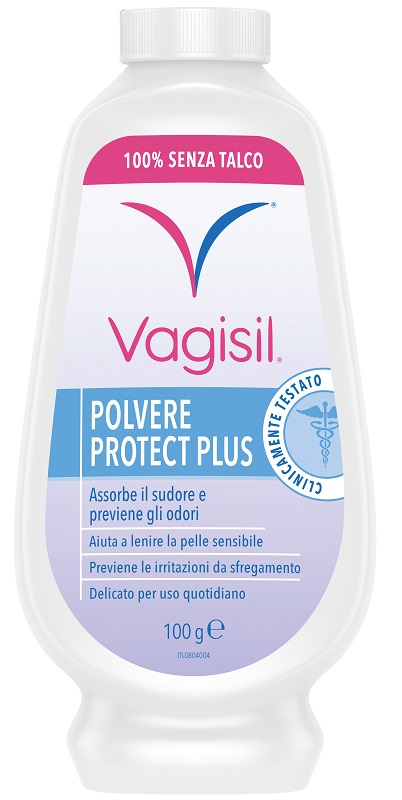 VAGISIL POLVERE PROTECT PLUS IGIENE FEMMINILE 100 G - doctorpill.it