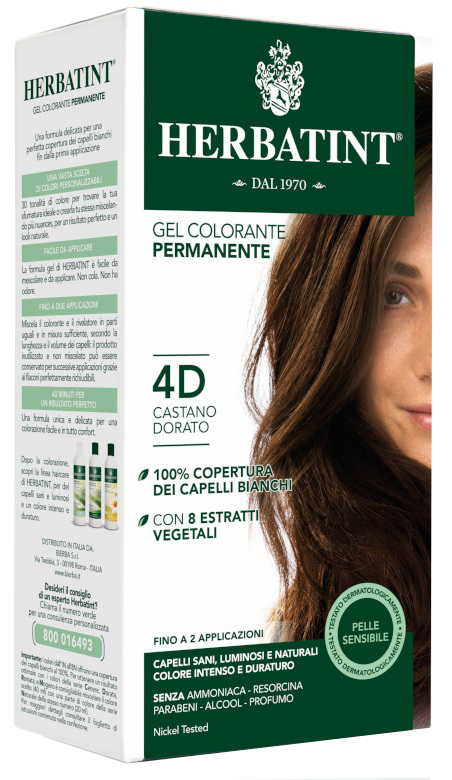 HERBATINT 4D CASTANO DORATO 150 ML - doctorpill.it