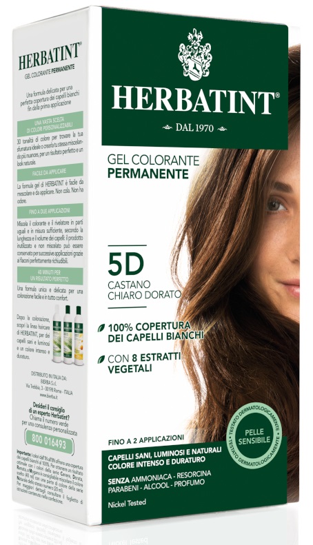 HERBATINT 5D CASTANO CHIARO DORATO 150 ML - doctorpill.it