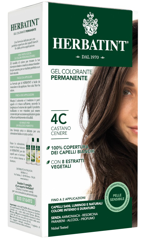 HERBATINT 4C CASTANO CENERE 150 ML - doctorpill.it