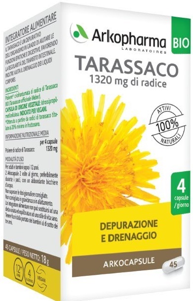 ARKO CAPSULE TARASSACO BIO 45 CAPSULE - doctorpill.it