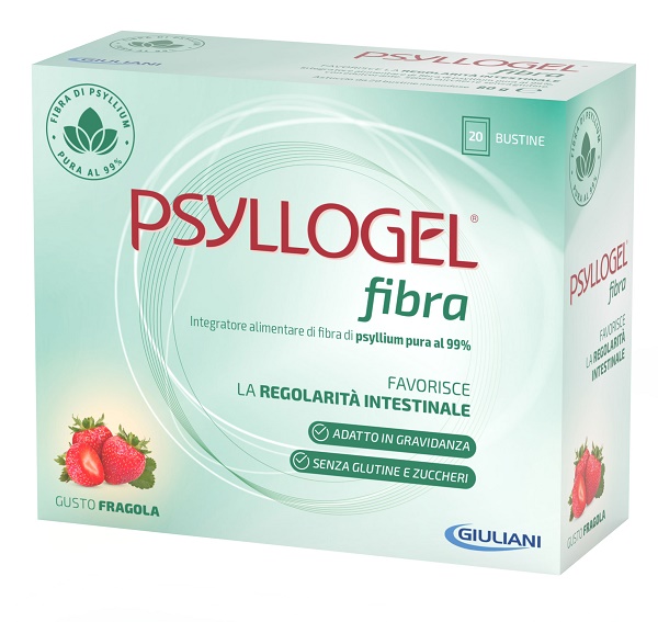 PSYLLOGEL FIBRA FRAGOLA 20 BUSTINE - doctorpill.it