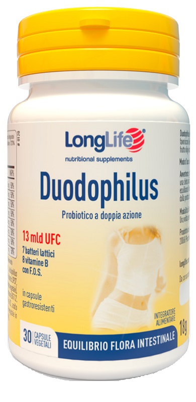 LONGLIFE DUODOPHILUS 30 CAPSULE VEGETALI - doctorpill.it