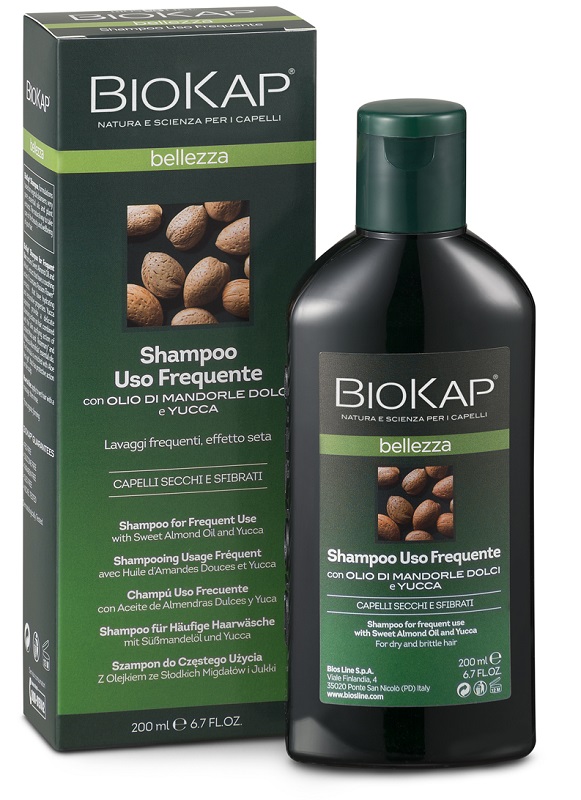 BIOKAP BELLEZZA SHAMPOO USO FREQUENTE 200 ML BIOSLINE - doctorpill.it