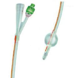 CATETERE FOLEY IN SILICONE TRASPARENTE A 2 VIE CON PALLONCINO 5-10ML DIAMETRO CH20 6,66MM LUNGHEZZA 40CM - doctorpill.it