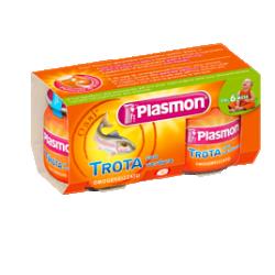 PLASMON OMOGENEIZZATO TROTA VERDURE 80 G X 2 PEZZI - doctorpill.it