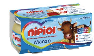 NIPIOL OMOGENEIZZATO MANZO 120 G 2 PEZZI - doctorpill.it