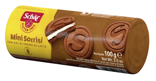 SCHAR MINI SORRISI CON CREMA AL LATTE 100 G - doctorpill.it
