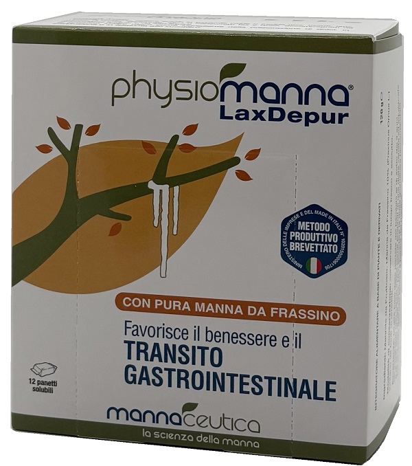 PHYSIOMANNA LAXDEPUR MANNITE DUFOUR 12 PANETTI SOLUBILI DA 10 G - doctorpill.it