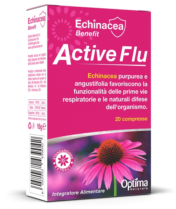 ECHINACEA BENEFIT ACTIVE FLU 20 COMPRESSE DA 800 MG - doctorpill.it