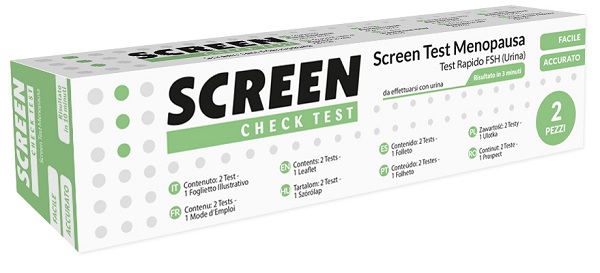 SCREEN TEST RAPIDO FSH/MENOPAUSA URINA 2 PEZZI - doctorpill.it