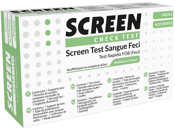 SCREEN TEST RAPIDO PRESENZA DI SANGUE OCCULTO NELLE FECI SCREEN TEST FOB - doctorpill.it