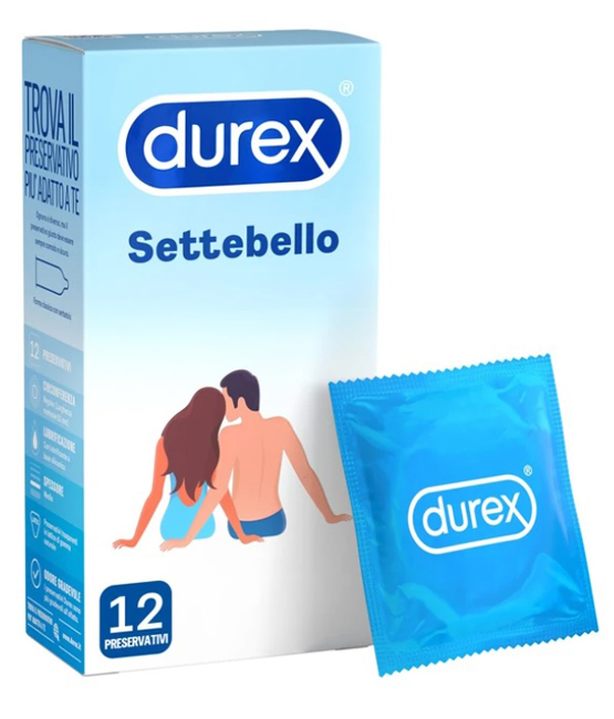 PROFILATTICO DUREX SETTEBELLO CLASSICO 12 PEZZI - doctorpill.it