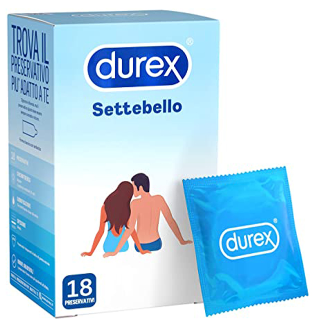 PROFILATTICO DUREX SETTEBELLO CLASSICO 18 PEZZI - doctorpill.it