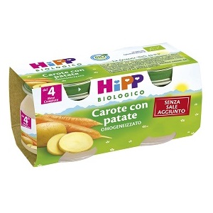 HIPP BIO HIPP BIO OMOGENEIZZATO CAROTE CON PATATE 2X80 G - doctorpill.it