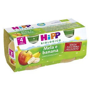 HIPP BIO FRUTTA GRATTUGGIATA MELA BANANA 4X100 G - doctorpill.it