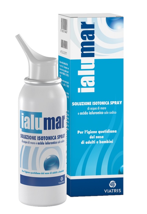 SOLUZIONE ISOTONICA SPRAY DI ACQUA DI MARE ACIDO IALURONICO SALE SODICO PER IGIENE NASO ADULTI E BAMBINI 100ML - doctorpill.it