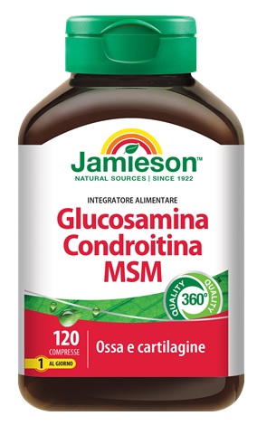JAMIESON GLUCOSAMINA CONDROITINA MSM 120 COMPRESSE - doctorpill.it