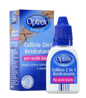 GOCCE OCULARI OPTREX ACTIDROPS 2IN1 REIDRATANTE OCCHI STANCHI 1 PEZZO - doctorpill.it