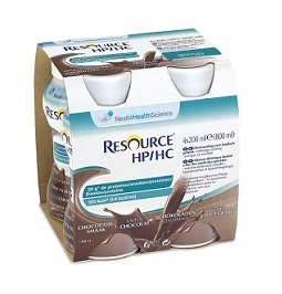RESOURCE HP/HC CIOCCOLATO 4 BOTTIGLIE 200 ML - doctorpill.it