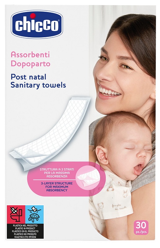 CHICCO ASSORBENTI PROTECTION POSTPARTO 30 PEZZI - doctorpill.it