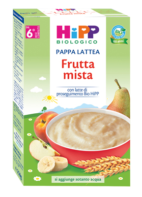 HIPP BIO PAPPA LATTEA FRUTTA MISTA 250 G - doctorpill.it