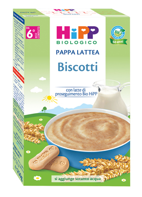 HIPP BIO PAPPA LATTEA BISCOTTI 250 G - doctorpill.it