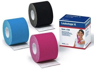 BENDA ADESIVA LEUKOTAPE K PER TAPING FISIOTERAPICO LARGHEZZA 5 CM LUNGHEZZA 5 M COLORE ROSA IN ROTOLO - doctorpill.it