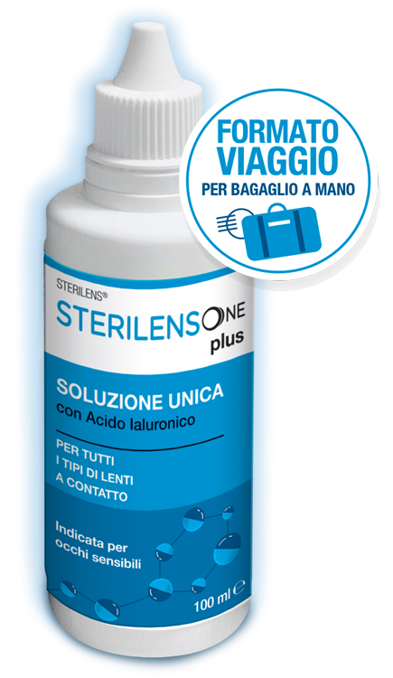 SOLUZIONE UNICA STERILENS ONE PLUS CON ACIDO IALURONICO 100 ML - doctorpill.it